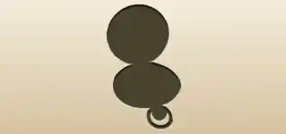 懐中時計のシルエット