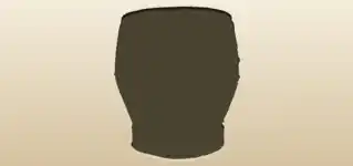 太鼓のシルエット