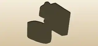 ライターのシルエット