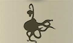 Octopus silhouette #1