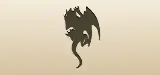 ガーゴイルのシルエット