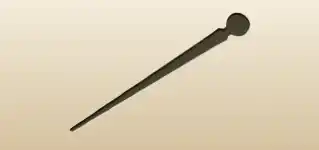 つえのシルエット