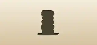 ドーナツのシルエット