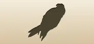 オウムのシルエット