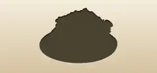 ワッフルのシルエット