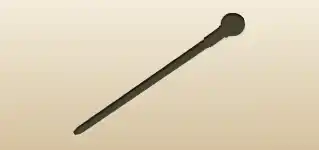 つえのシルエット