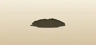 ワッフルのシルエット