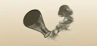 フラスコのシルエット