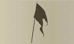 Flag silhouette
