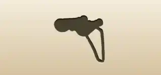 双眼鏡のシルエット