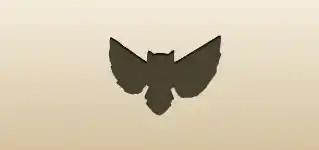 フクロウのシルエット