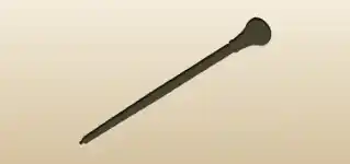 つえのシルエット