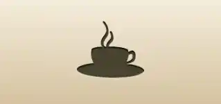 コーヒーカップのシルエット