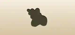 ドングリのシルエット