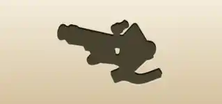 顕微鏡のシルエット