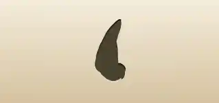 オウムのシルエット
