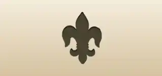Fleur-de-Lis silhouette