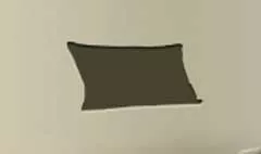 クッションのシルエット