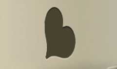 Heart silhouette
