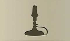 Candlestick silhouette