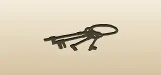 Keys silhouette