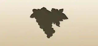 Grapes silhouette