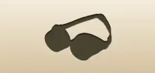 Goggles silhouette