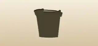 Bucket silhouette