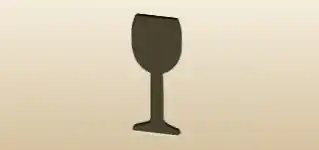 Wine Glass silhouette