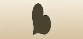 Heart silhouette