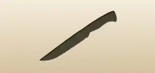 Knife silhouette
