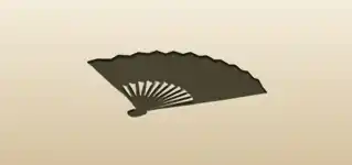 Hand Fan silhouette