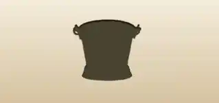 Bucket silhouette