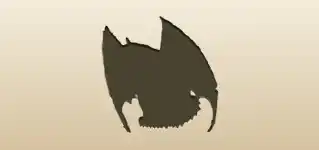 Gargoyle silhouette