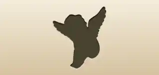 Angel silhouette