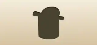 Can of Paint silhouette