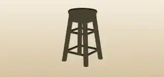 Stool silhouette