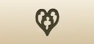 Heart silhouette
