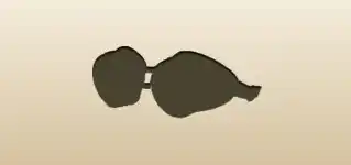 Goggles silhouette