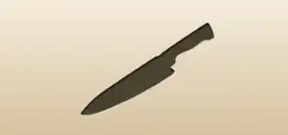 Knife silhouette