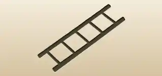 Ladder silhouette