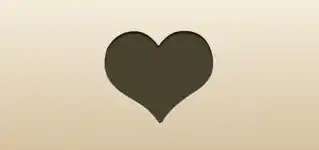 Heart silhouette