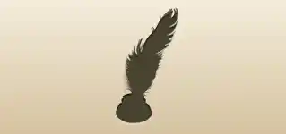 Inkwell silhouette