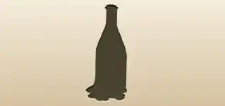 Bottle silhouette