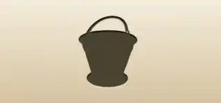 Bucket silhouette