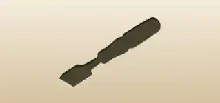 Chisel silhouette