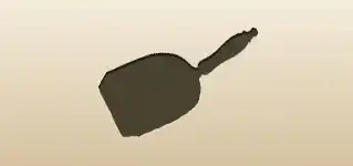 Dustpan silhouette