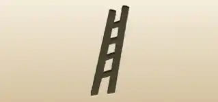 Ladder silhouette