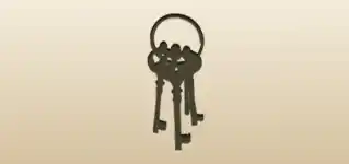 Keys silhouette