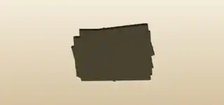 Letters silhouette